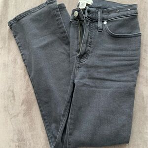 Mid rise kick out jeans